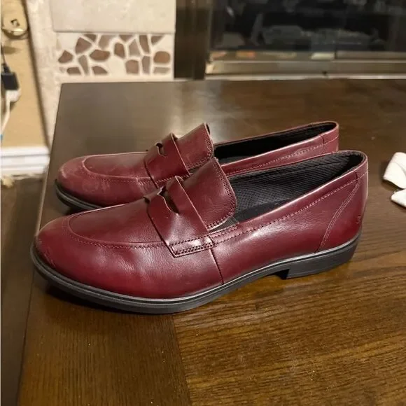 ECCO Leather Loafer SIZE 8.5 - Picture 6 of 12